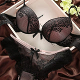 Sexy Underwear Women Bra Set Lingerie Set Luxurious Vintage Lace Embroidery Push Up Bra And Panty Set