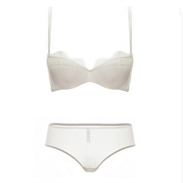 French Brand Women Underwear Set Push Up Lingerie Set Lace Bra Brief Sets Large Size Sexy Lingerie Set Cup C D Bras 6 Colors